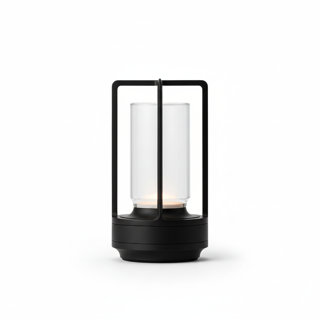Nordic Crystal Lantern Lamp - Cordless & Rechargeable