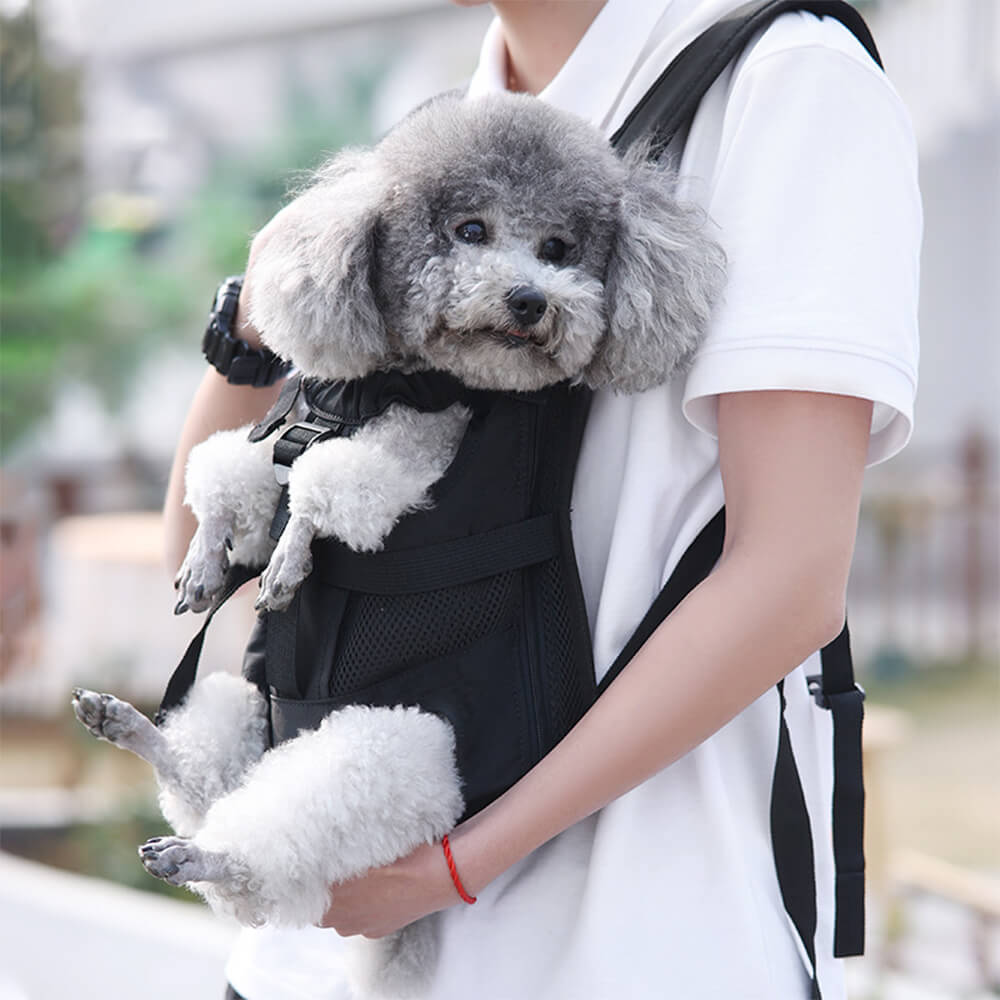 Adjustable Breathable Front - Hugging Dog Backpack for Pet Travel - Lexians