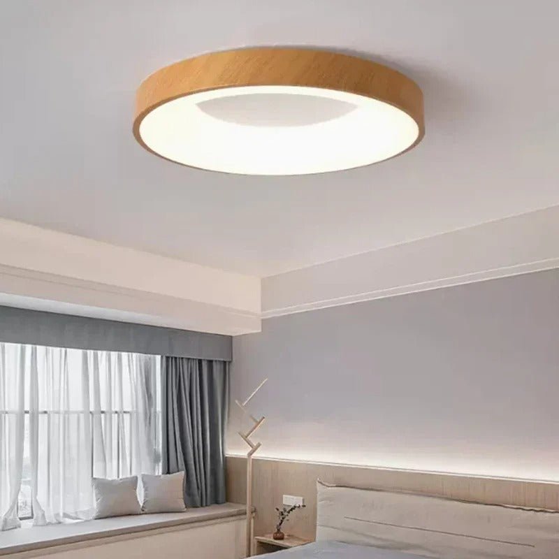 Contemporary Circular Metal LED Ceiling Light - Lexians
