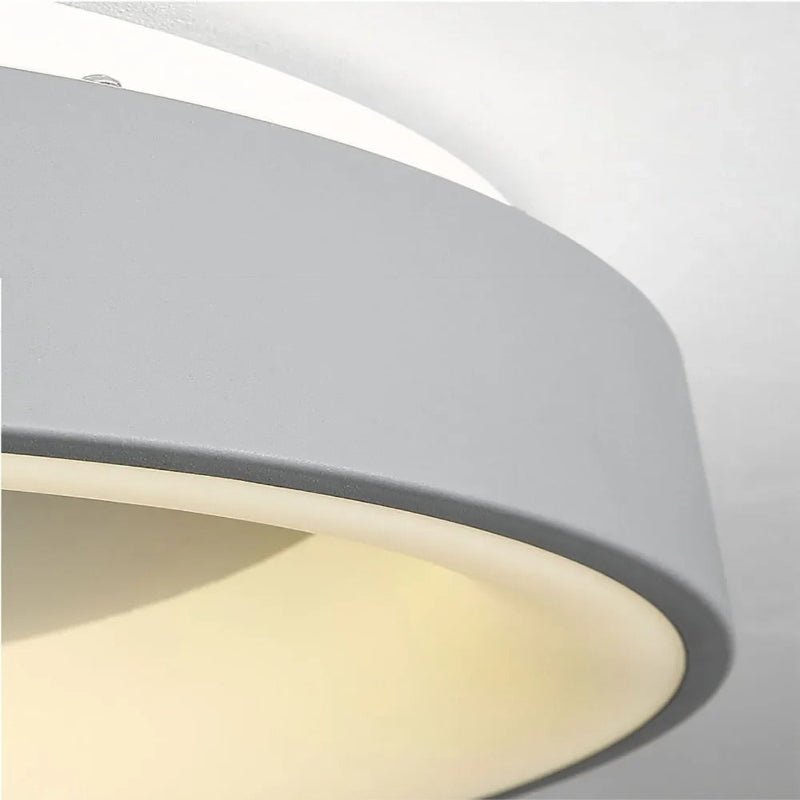 Contemporary Circular Metal LED Ceiling Light - Lexians