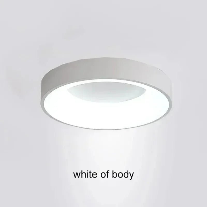 Contemporary Circular Metal LED Ceiling Light - Lexians