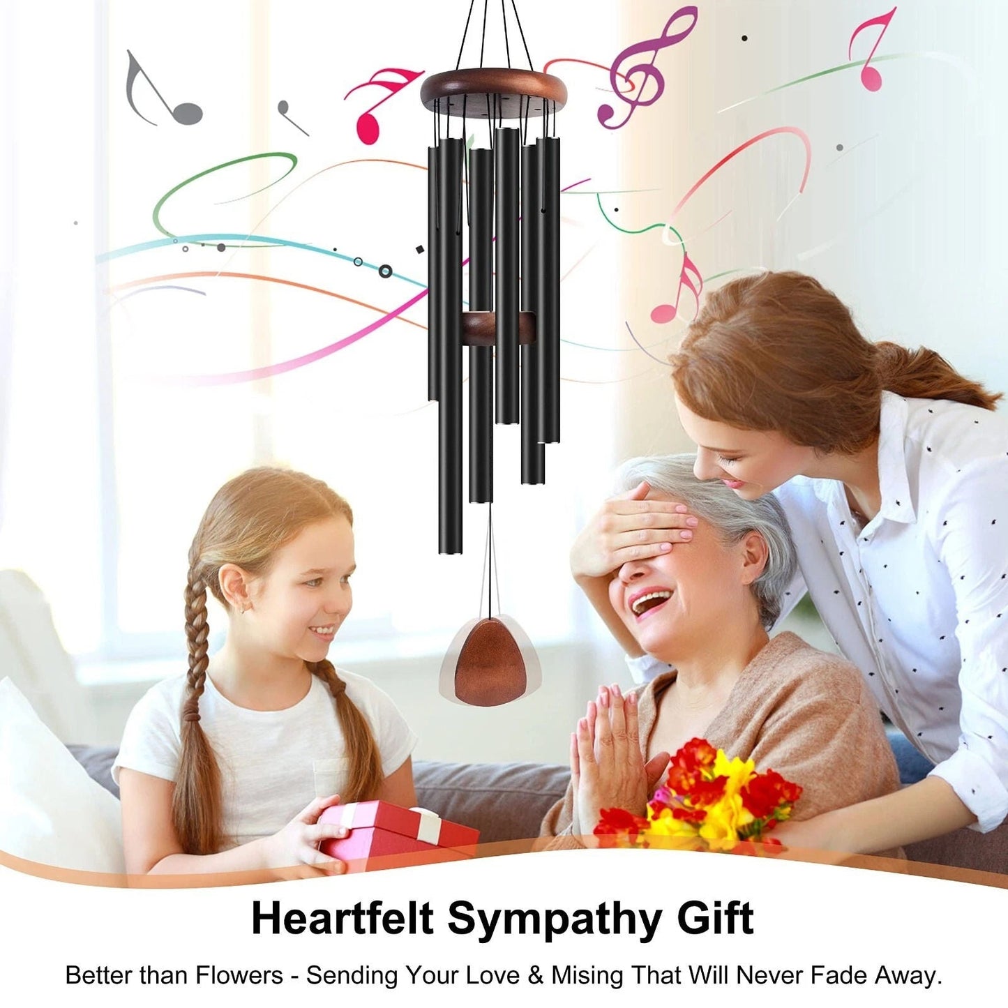 Deep Tone Aluminum Wind Chimes for Relaxation - Lexians