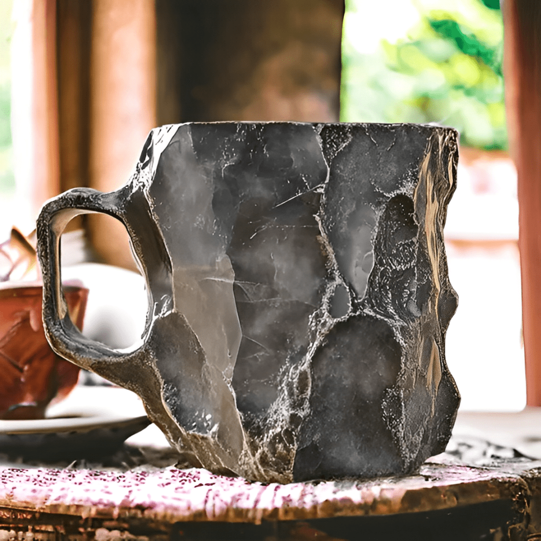 Earth - Inspired Mineral Crystal Coffee Mug - Elegant Drinkware - Lexians