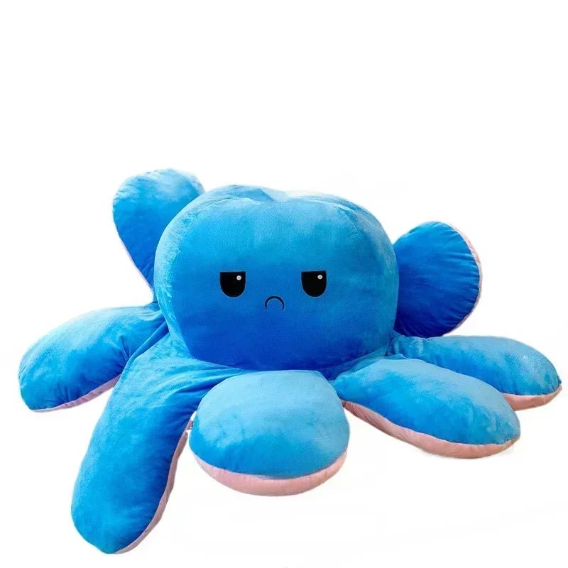 Giant Reversible Octopus Plush for Kids – Mood Changing Toy - Lexians