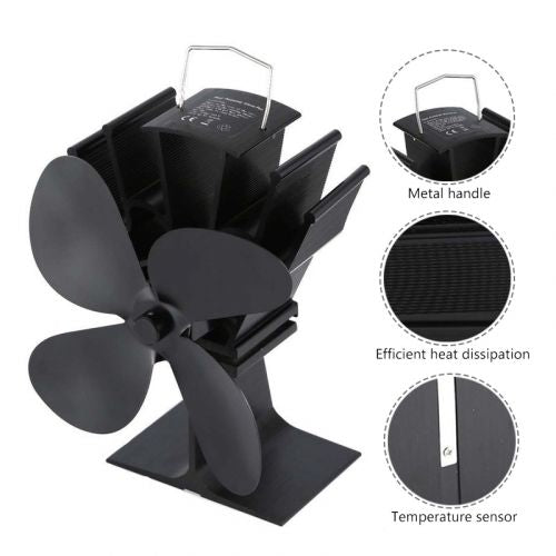 Heat Powered Fireplace Fan for Optimal Heating Efficiency - Lexians