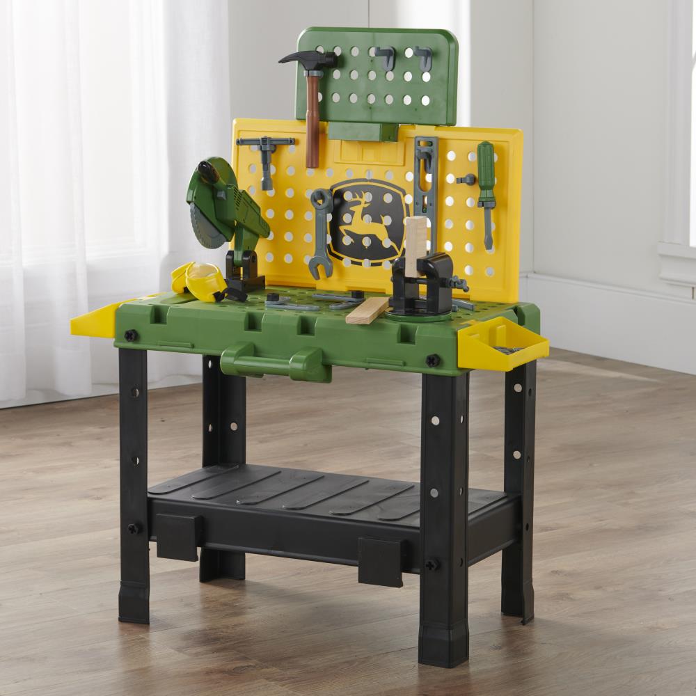 Kids' Interactive John Deere Tool Bench with Spinning Saw - Lexians