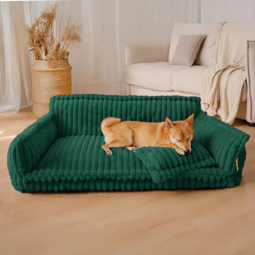 Large Orthopedic Fluffy Dog Pillow Sofa Bed for Dogs - Lexians