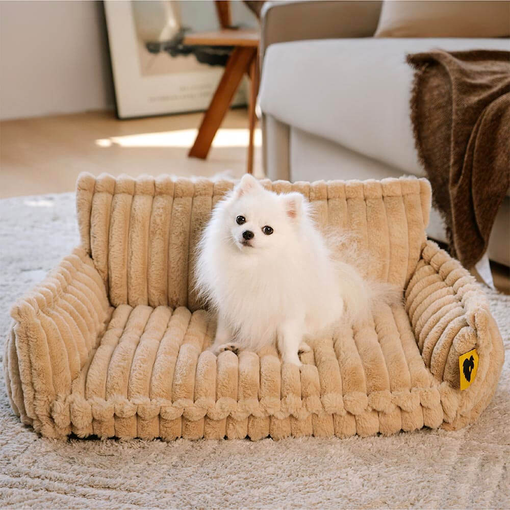 Large Orthopedic Fluffy Dog Pillow Sofa Bed for Dogs - Lexians