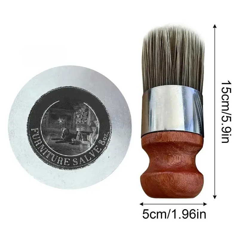 "Leather repair salve with beeswax and shea butter; rich cream for rejuvenating and protecting leather furniture and accessor