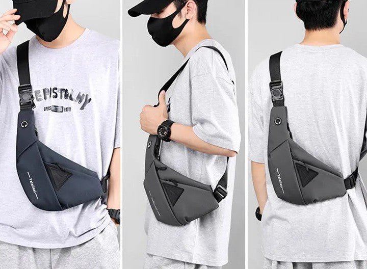 Men's Anti - Theft Crossbody Sling Bag - Secure Travel Essential - Lexians