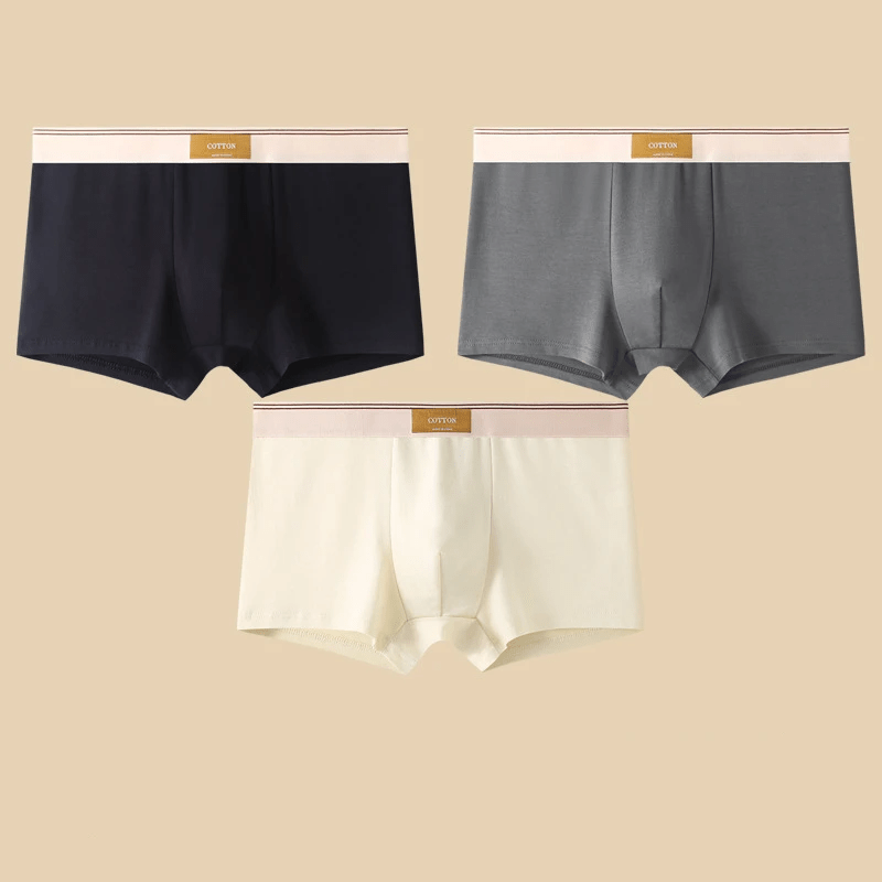 Men's Cotton Boxer Brief Set - Sweat - Wicking & No - Roll Comfort - Lexians