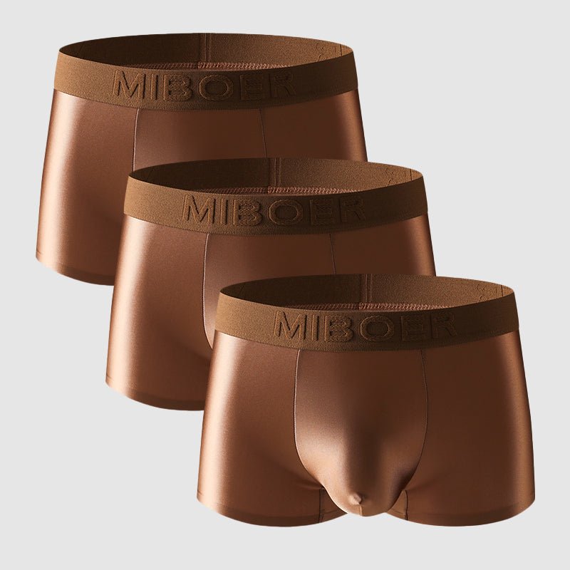 Men's Ultra - Soft Satin Boxers with Stretch Comfort - Lexians