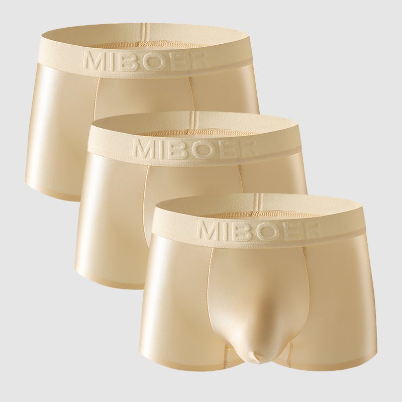 Men's Ultra - Soft Satin Boxers with Stretch Comfort - Lexians