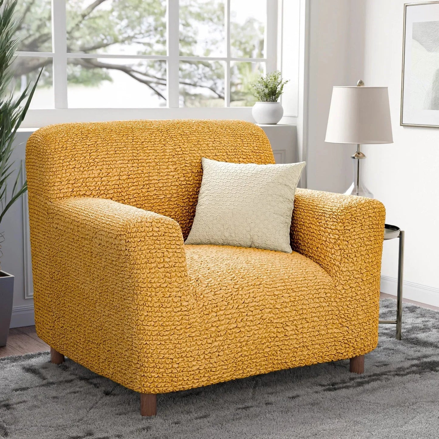 Microfiber Armchair Slipcover for Pets and Kids - Lexians