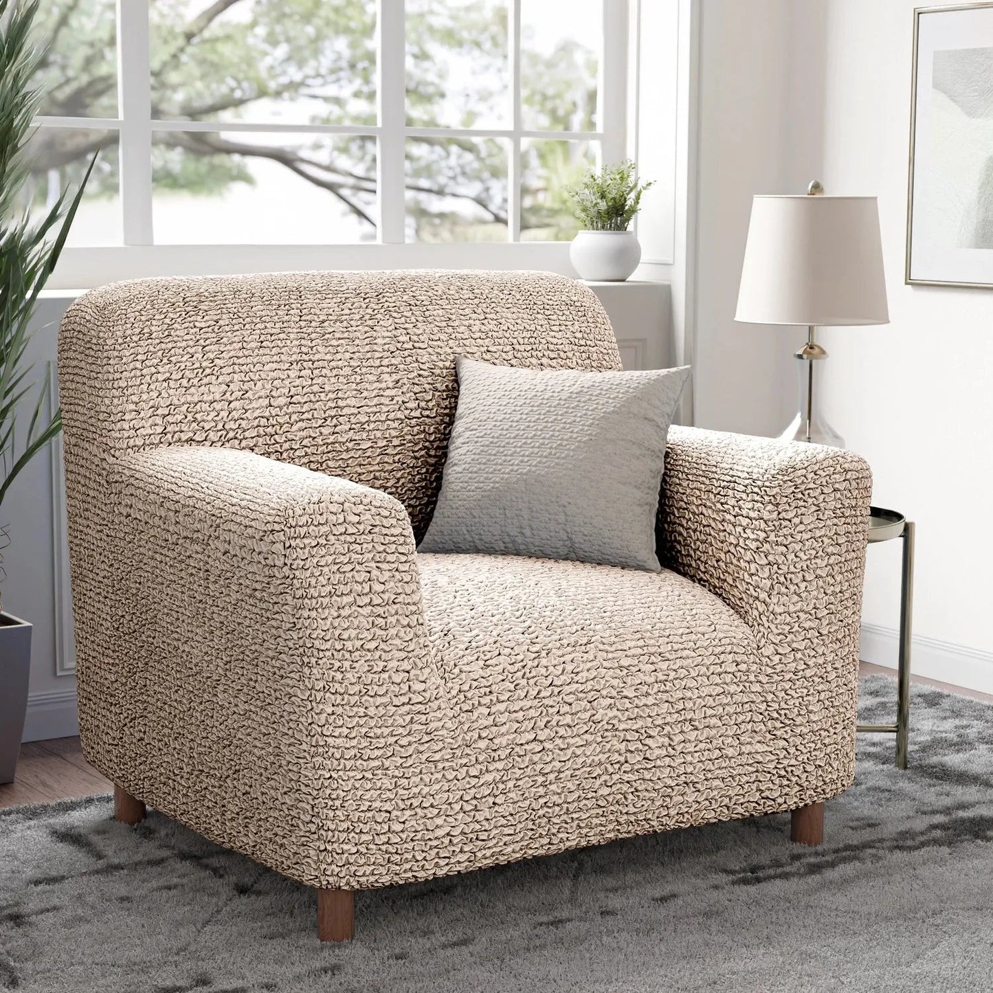 Microfiber Armchair Slipcover for Pets and Kids - Lexians