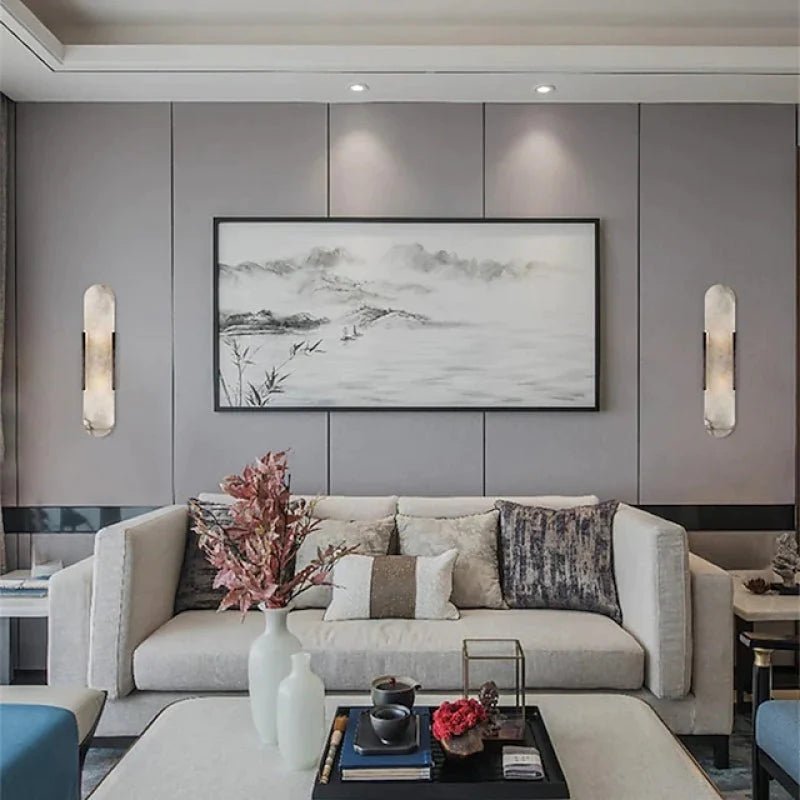 Modern Black and Gold LED Wall Lamp for Dining Room - Lexians