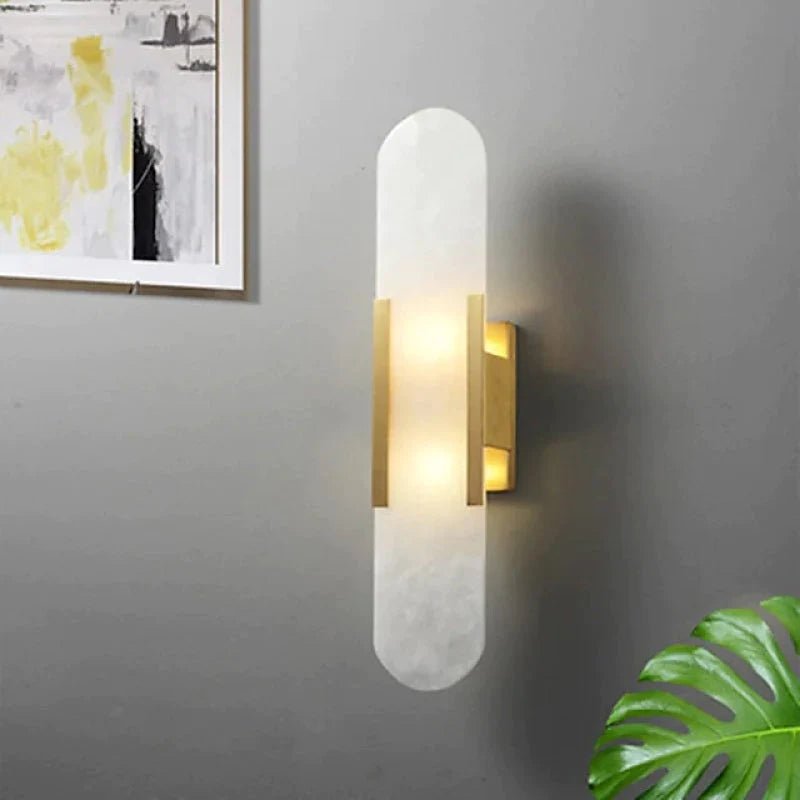 Modern Black and Gold LED Wall Lamp for Dining Room - Lexians