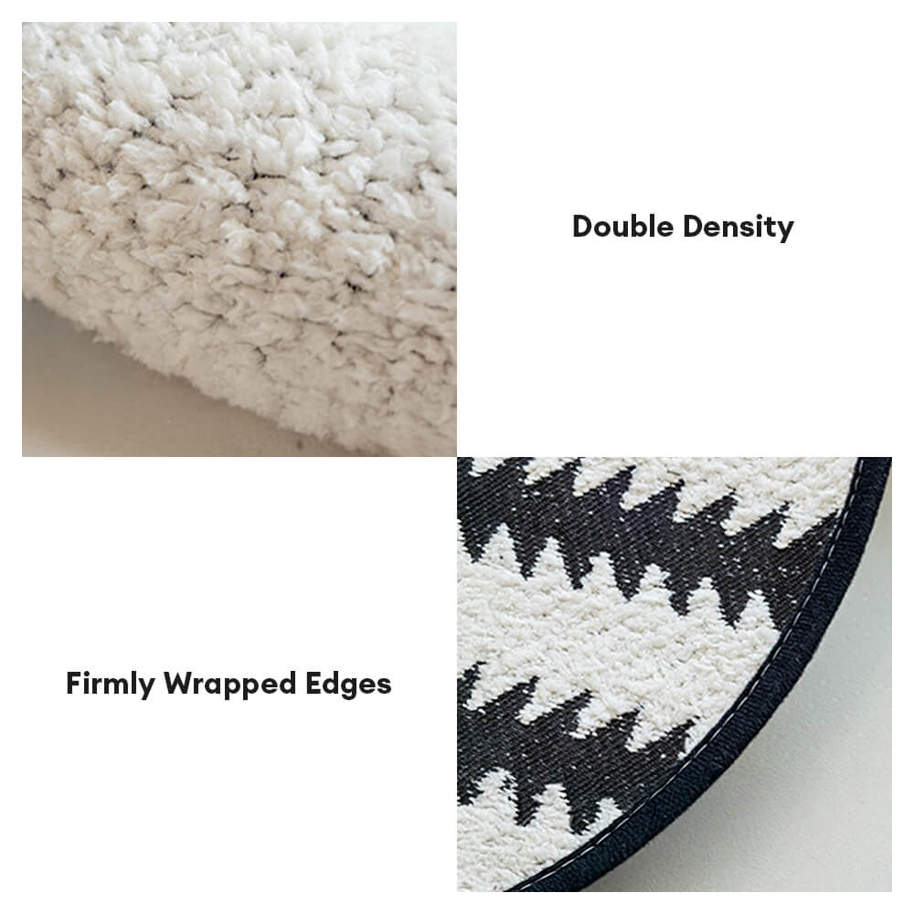 Modern Chenille Couch Cover with Chevron Stripes for Home - Lexians