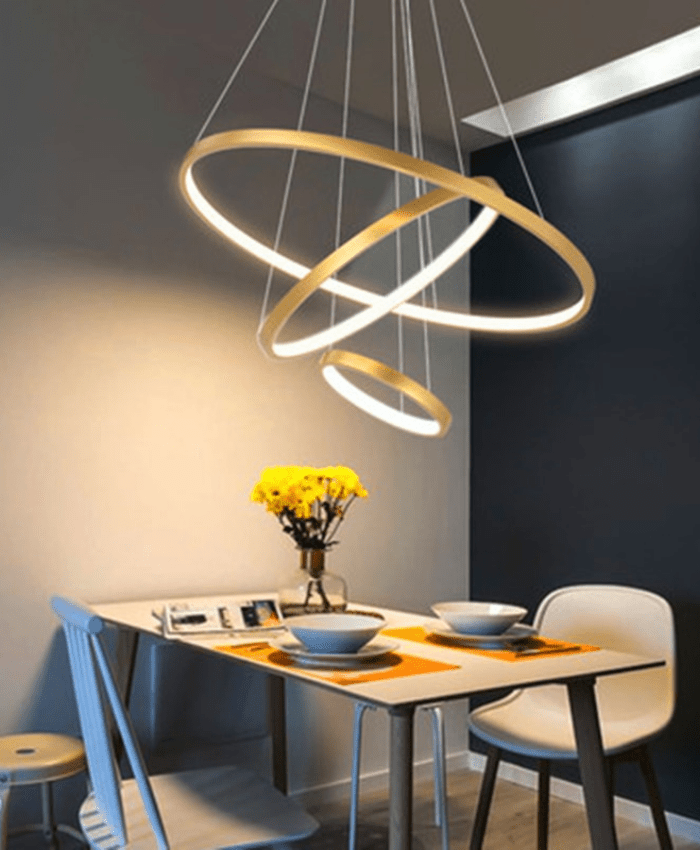 Modern LED Adjustable Ring Chandelier - Lexians