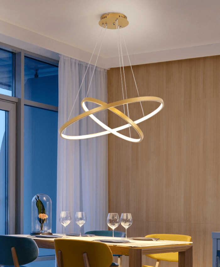 Modern LED Adjustable Ring Chandelier - Lexians