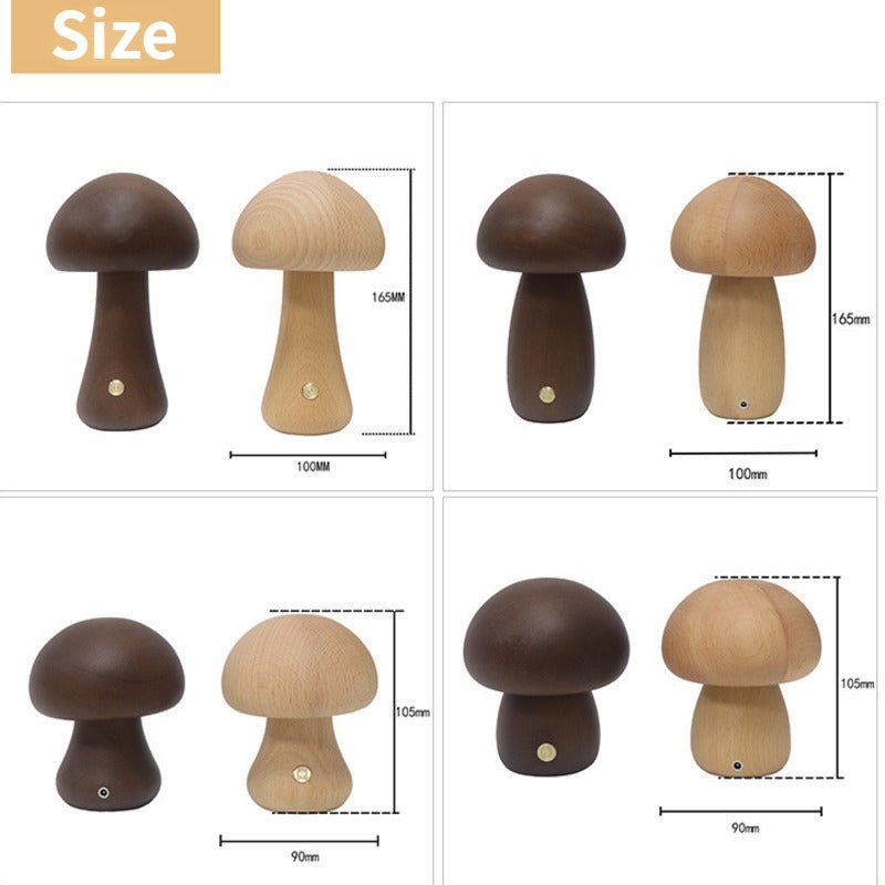 Modern LED Touch Mushroom Table Lamp for Bedroom - Lexians