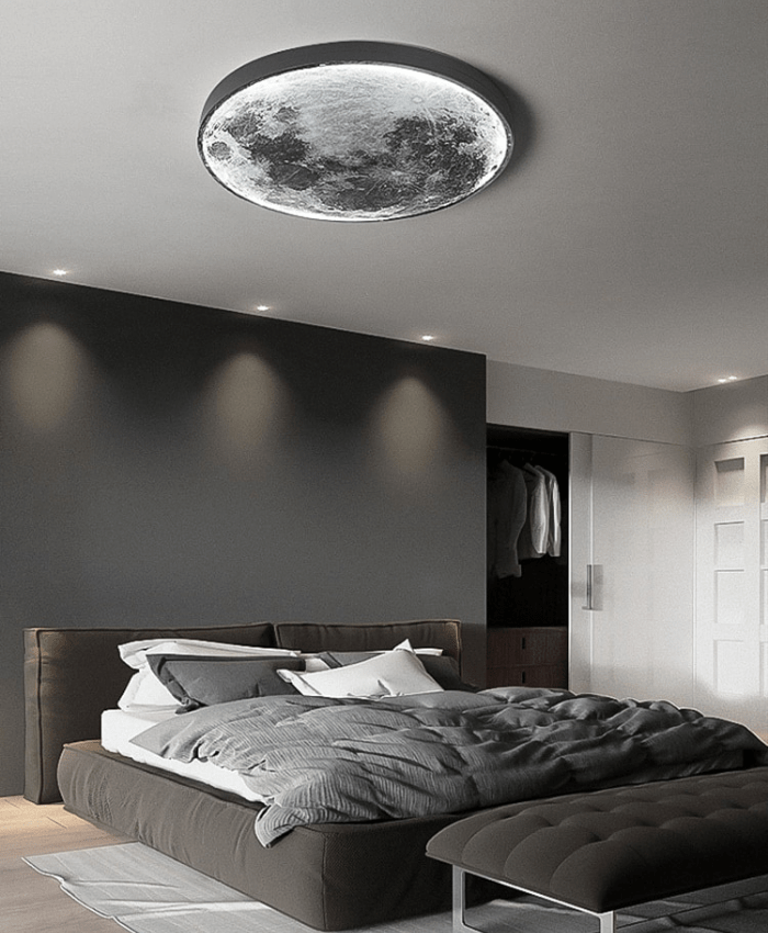 Modern Lunar LED Wall Lamp for Cozy Nights - Lexians