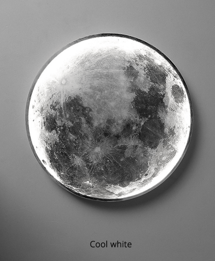 Modern Lunar LED Wall Lamp for Cozy Nights - Lexians