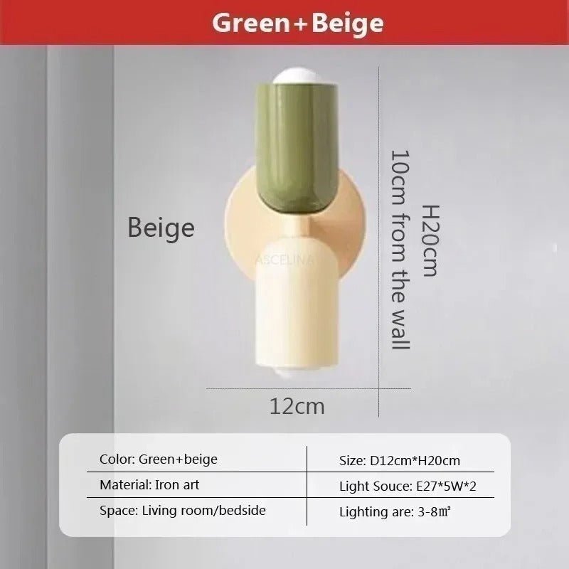 Modern Nordic Double Head LED Wall Lamp - Lexians