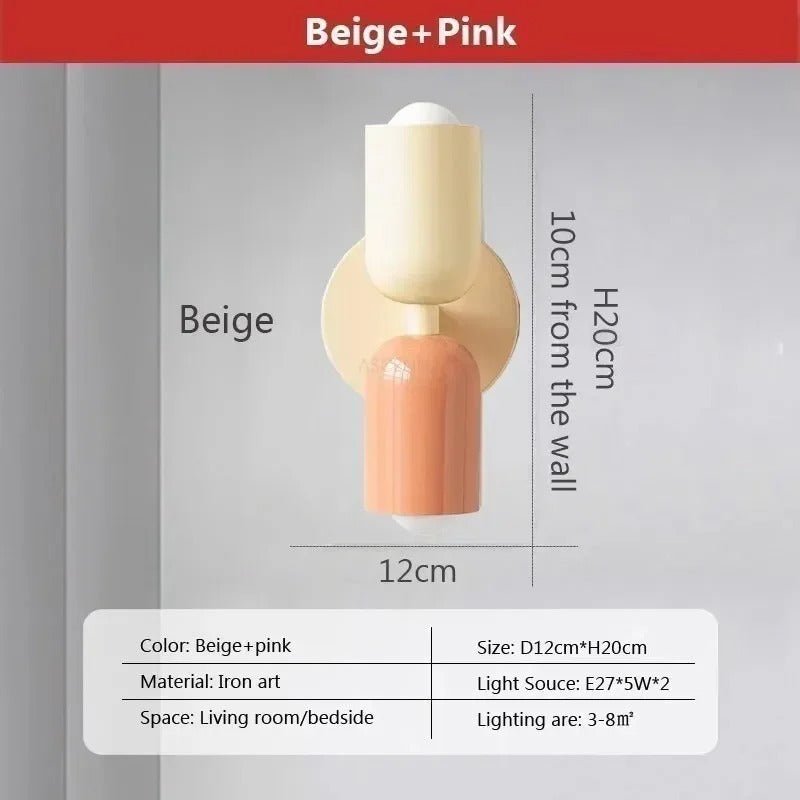 Modern Nordic Double Head LED Wall Lamp - Lexians