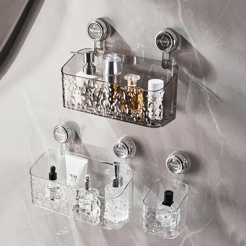 No - Drill Bathroom Wall Storage with Strong Suction Cups - Lexians