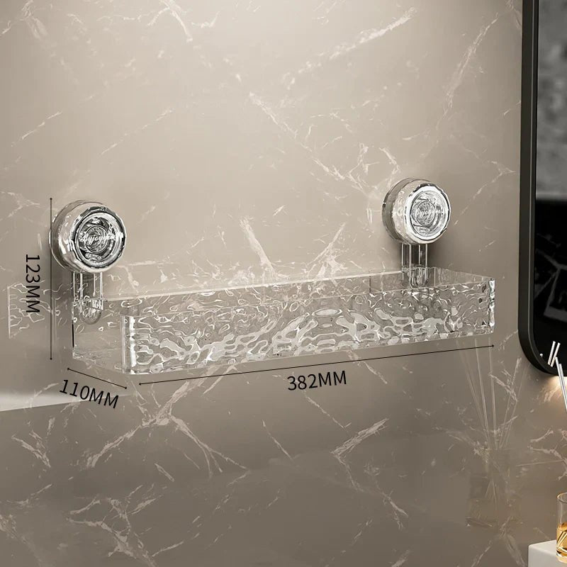 No - Drill Bathroom Wall Storage with Strong Suction Cups - Lexians