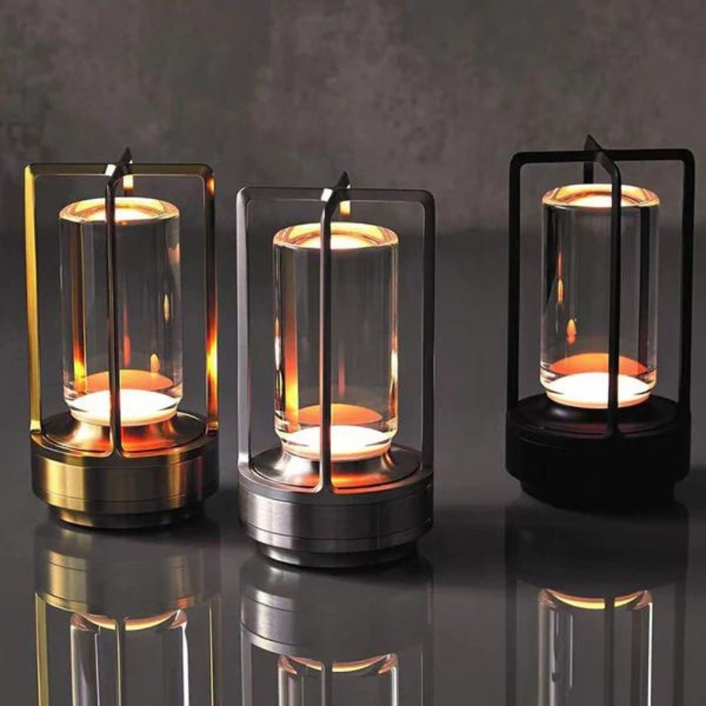 Nordic Crystal Lantern Lamp - Cordless & Rechargeable - Lexians
