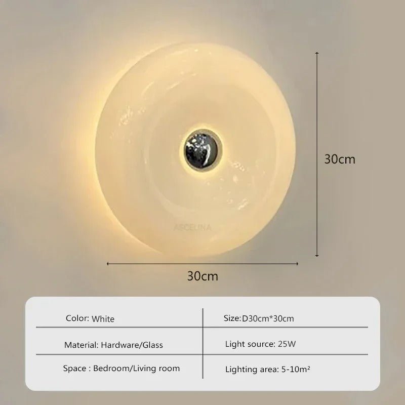 Orange Donut - Shaped LED Wall & Table Lamp for Versatile Decoration - Lexians