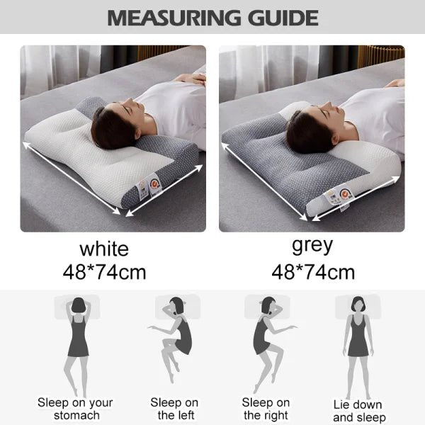 Orthopedic Neck Pillow for Enhanced Sleep Comfort - Lexians