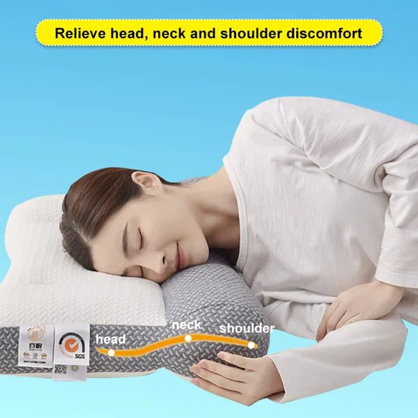 Orthopedic Neck Pillow for Enhanced Sleep Comfort - Lexians