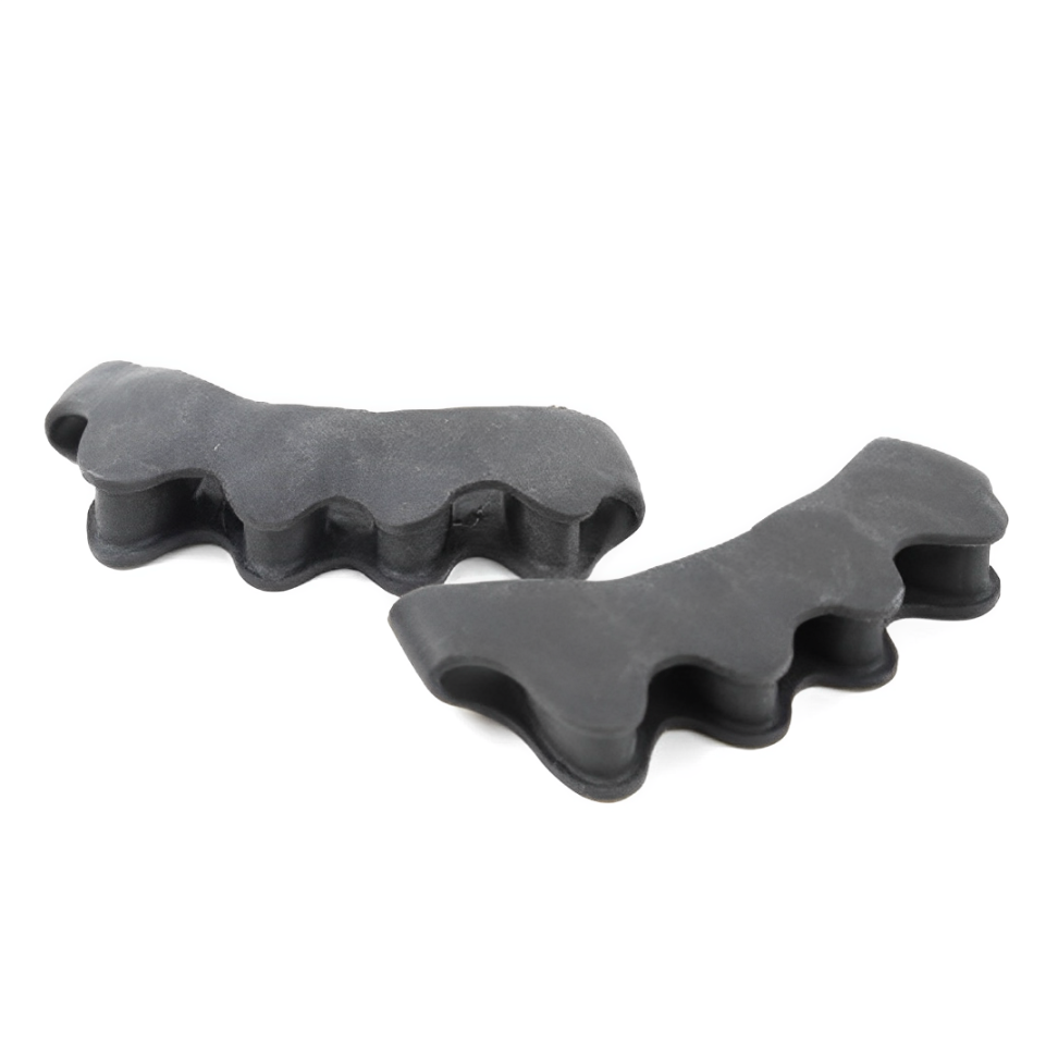 "Orthopedic silicone hammer toe brace provides pain relief, features soft gel cushioning, discreet in-shoe fit for all-day us