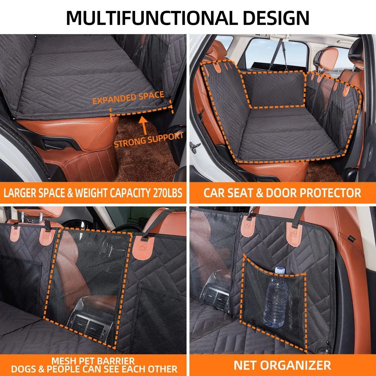 Pet Car Seat Protector for Safe and Comfortable Travels - Lexians