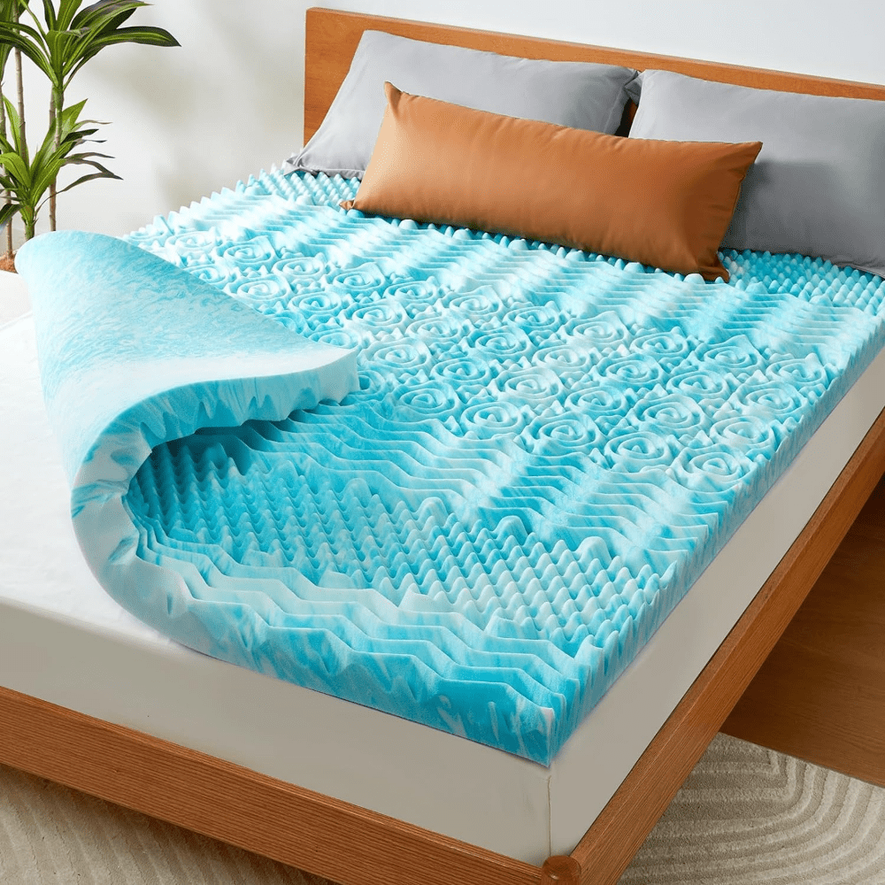 Premium Cooling Foam Mattress Topper for Enhanced Sleep - Lexians