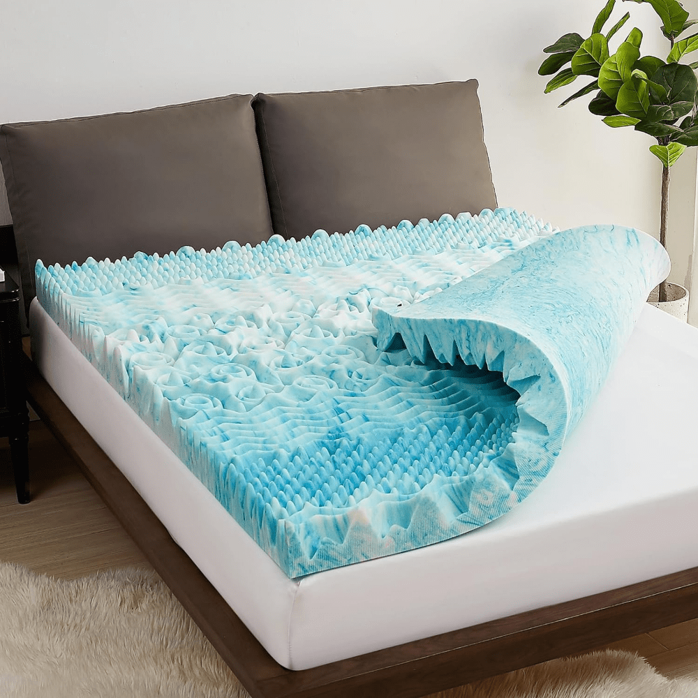 Premium Cooling Foam Mattress Topper for Enhanced Sleep - Lexians