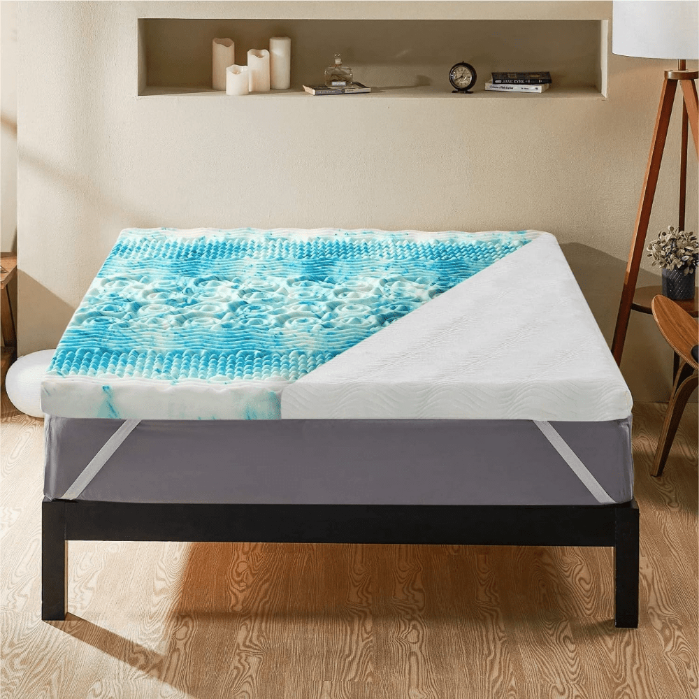 Premium Cooling Foam Mattress Topper for Enhanced Sleep - Lexians