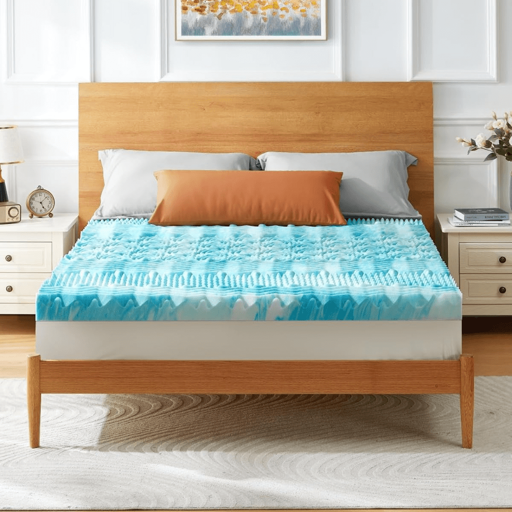 Premium Cooling Foam Mattress Topper for Enhanced Sleep - Lexians