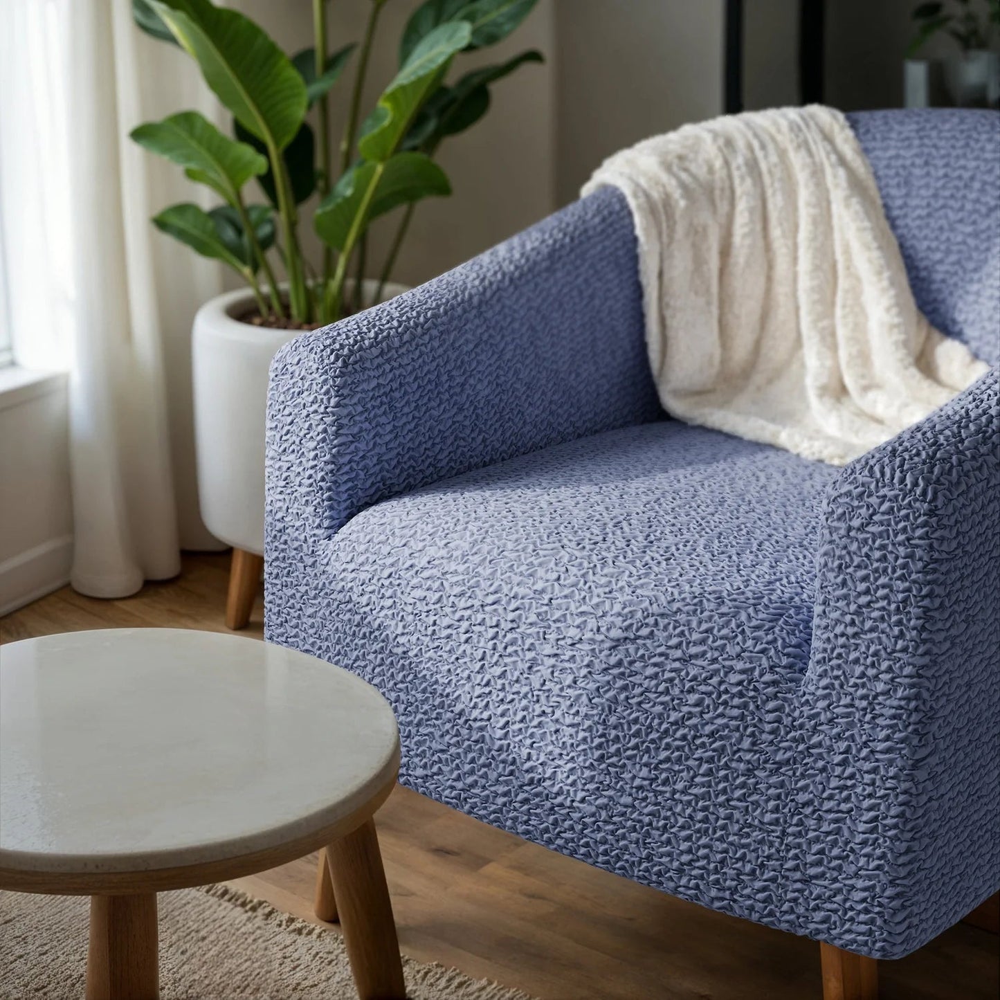 Premium Microfiber Barrel Chair Slipcover for All Genders - Lexians