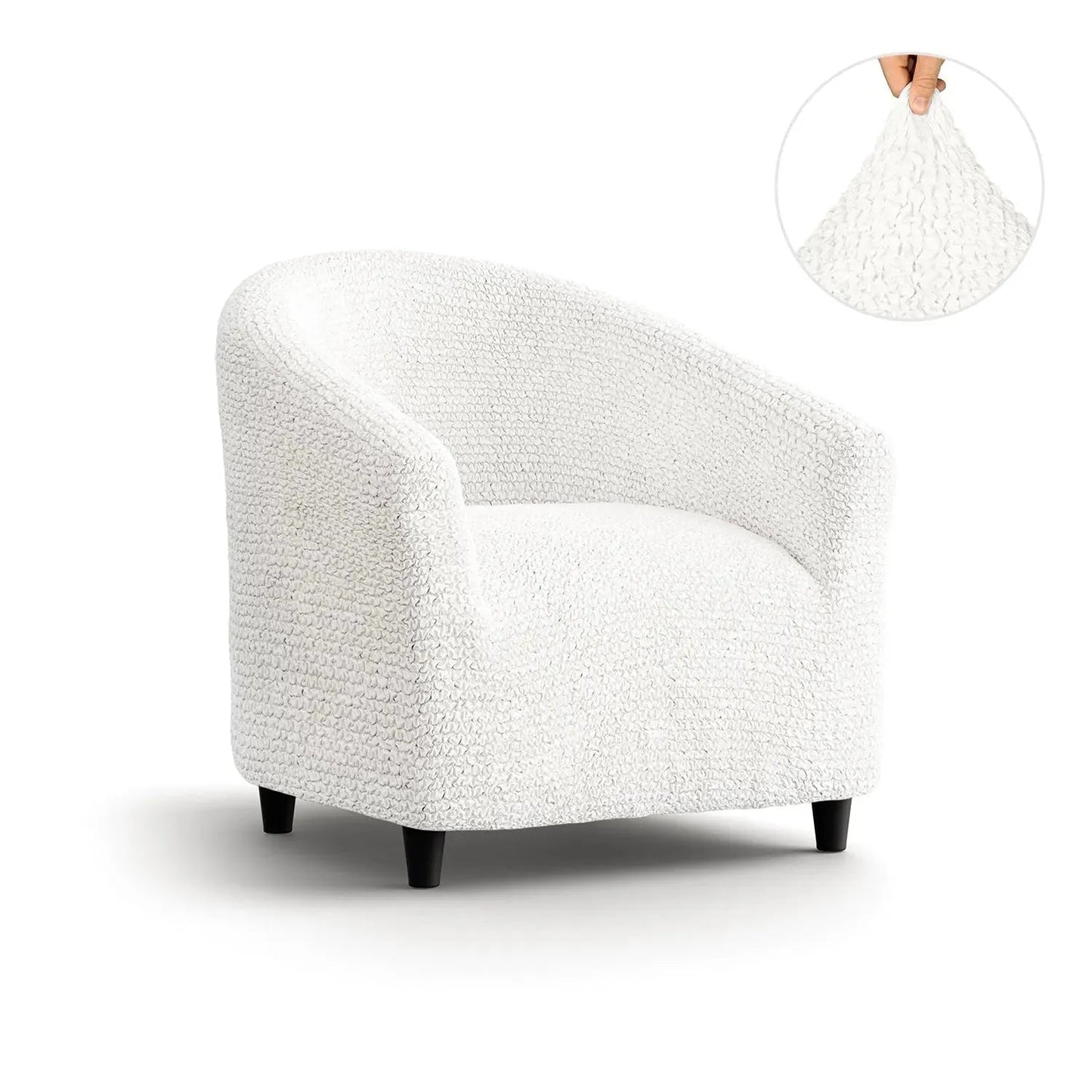 Premium Microfiber Barrel Chair Slipcover for All Genders - Lexians