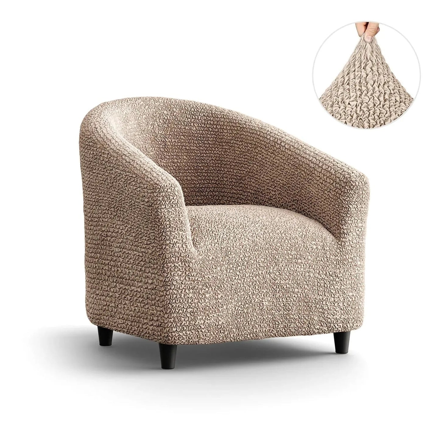 Premium Microfiber Barrel Chair Slipcover for All Genders - Lexians