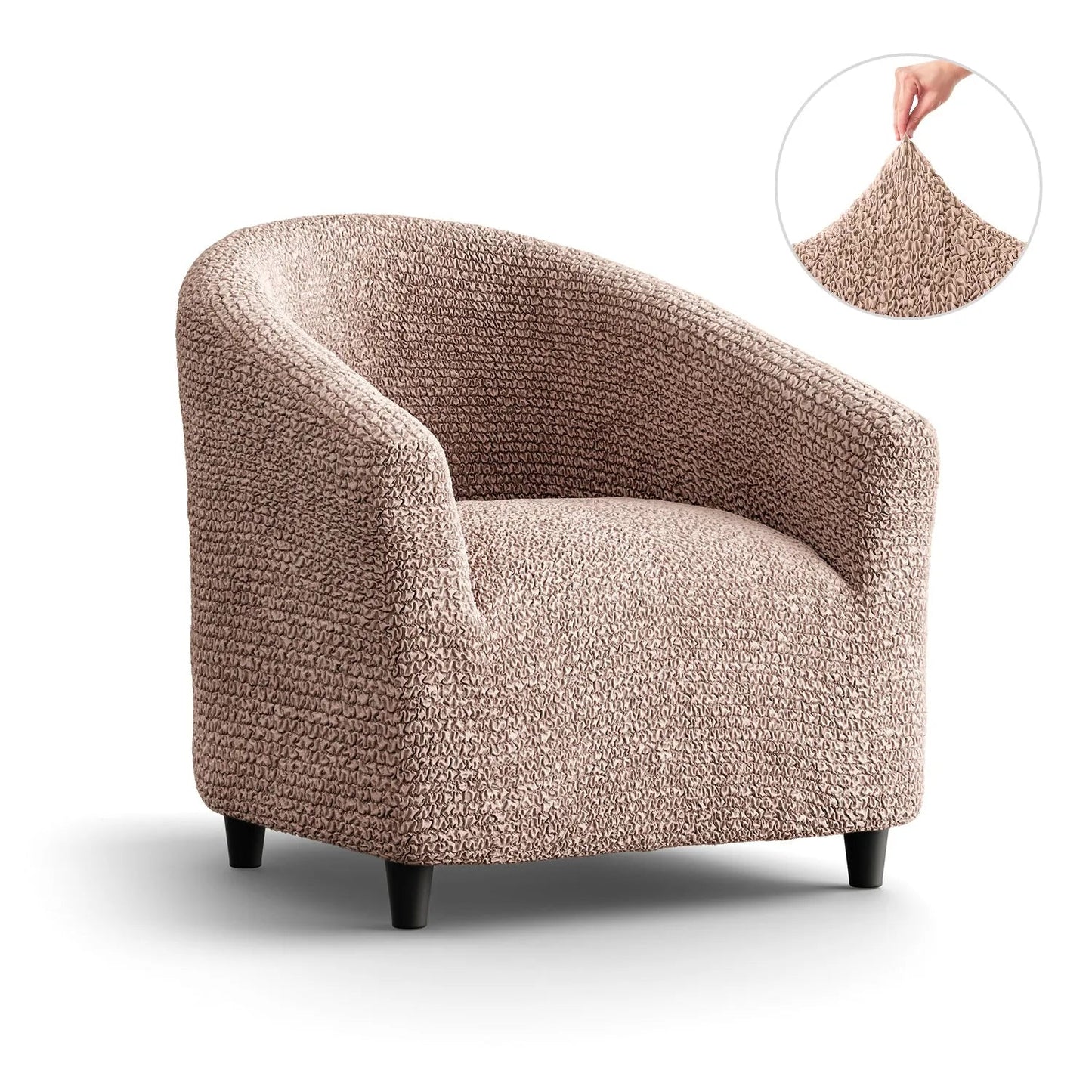 Premium Microfiber Barrel Chair Slipcover for All Genders - Lexians