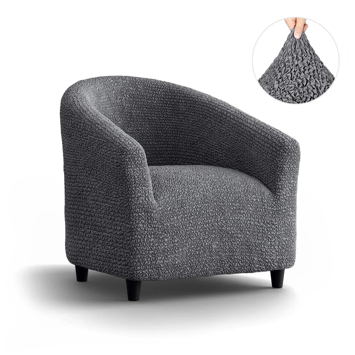 Premium Microfiber Barrel Chair Slipcover for All Genders - Lexians