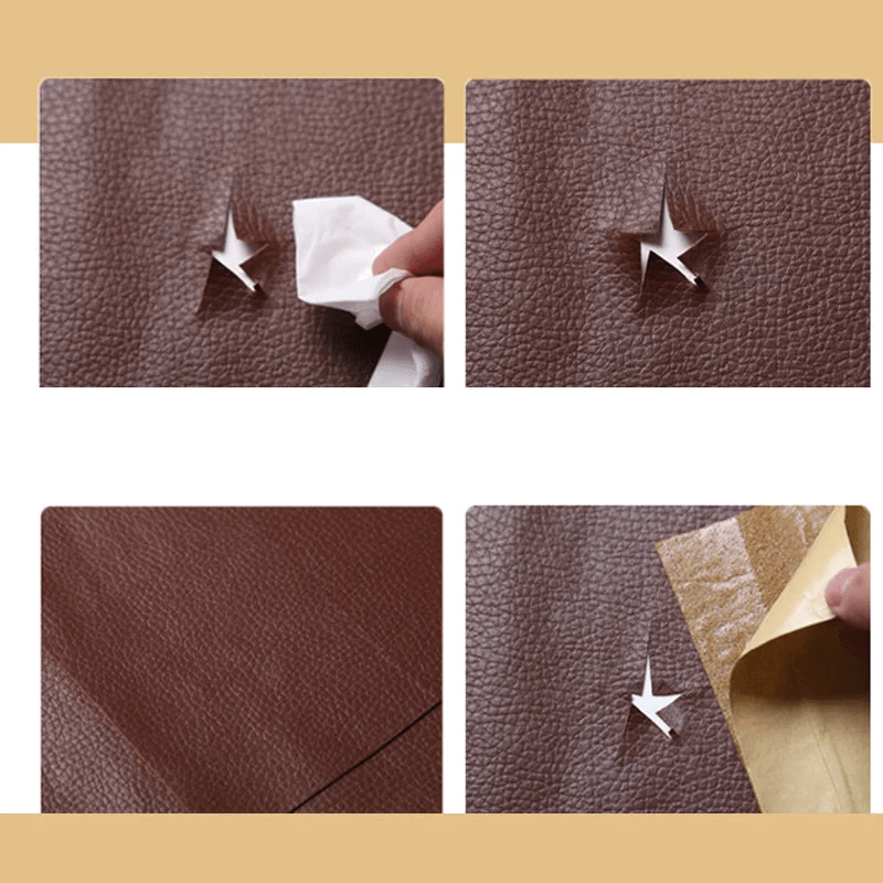 Self - Adhesive Leather Sofa Repair Patch - Cuttable & Durable - Lexians