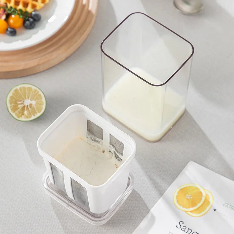 Stainless Steel Greek Yogurt & Cheese Maker with Whey Filter - Lexians