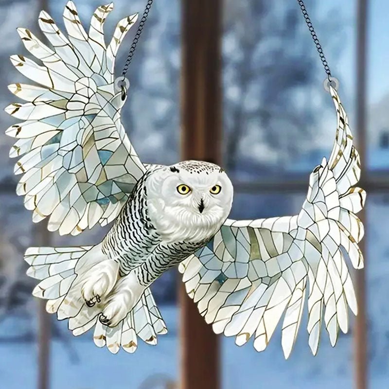 Unique Multicolor Hummingbird Glass Suncatcher - Lexians