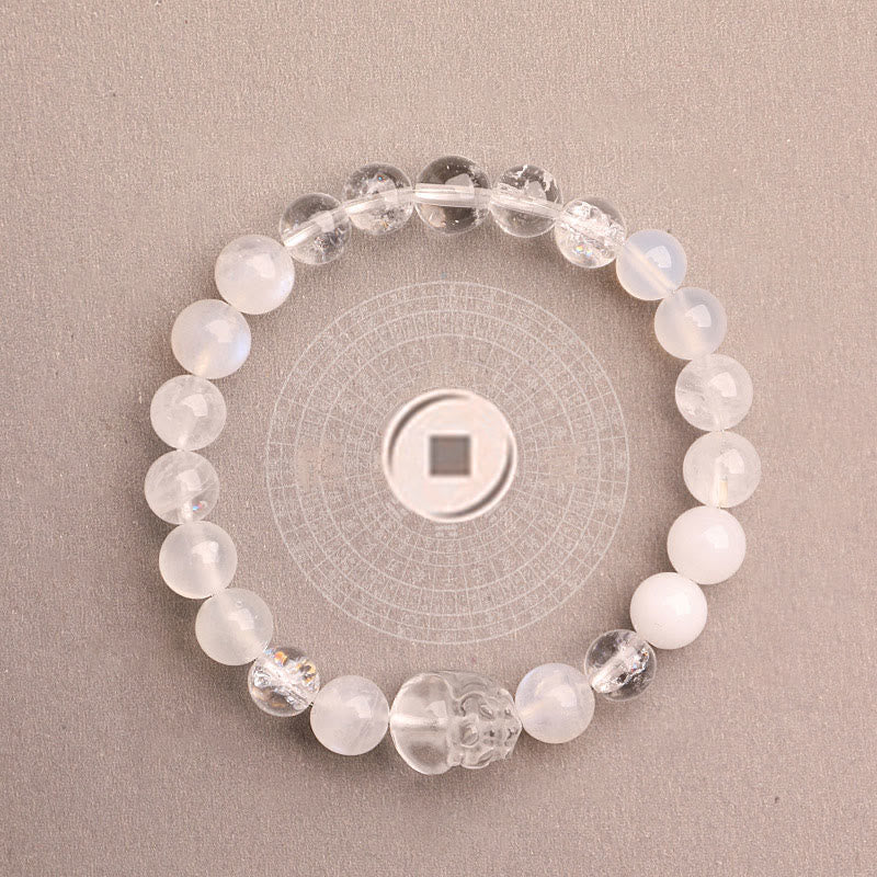 Unisex Five Elements Crystal Agate Luck Bracelet - Lexians